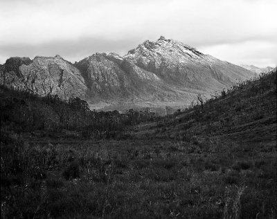 Light dusting of snow on The Thumbs, South-West Tasmania(2)..jpg