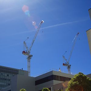 Construction cranes