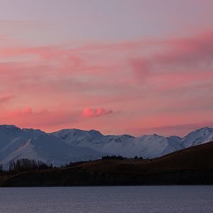 Lake Tekapo at dusk