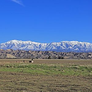 Mt. San Gorgonio from Moreno Valley, California.