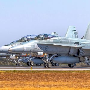 F/A-18A and F/A-18B Classic Hornets.