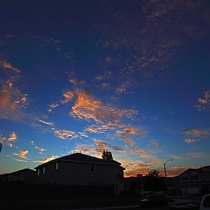 A Southern California sunset.