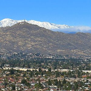 The "Big M" of Moreno Valley, California.