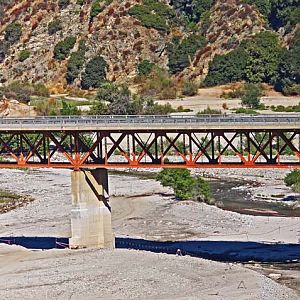 San Gabriel River, California Bridge