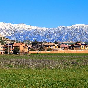 Mt. San Gorgonio from Moreno Valley, California.