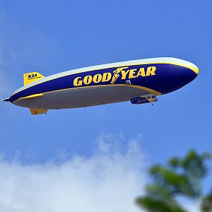 The Goodyear blimp