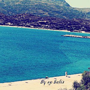 The great beach of Sitia Creta